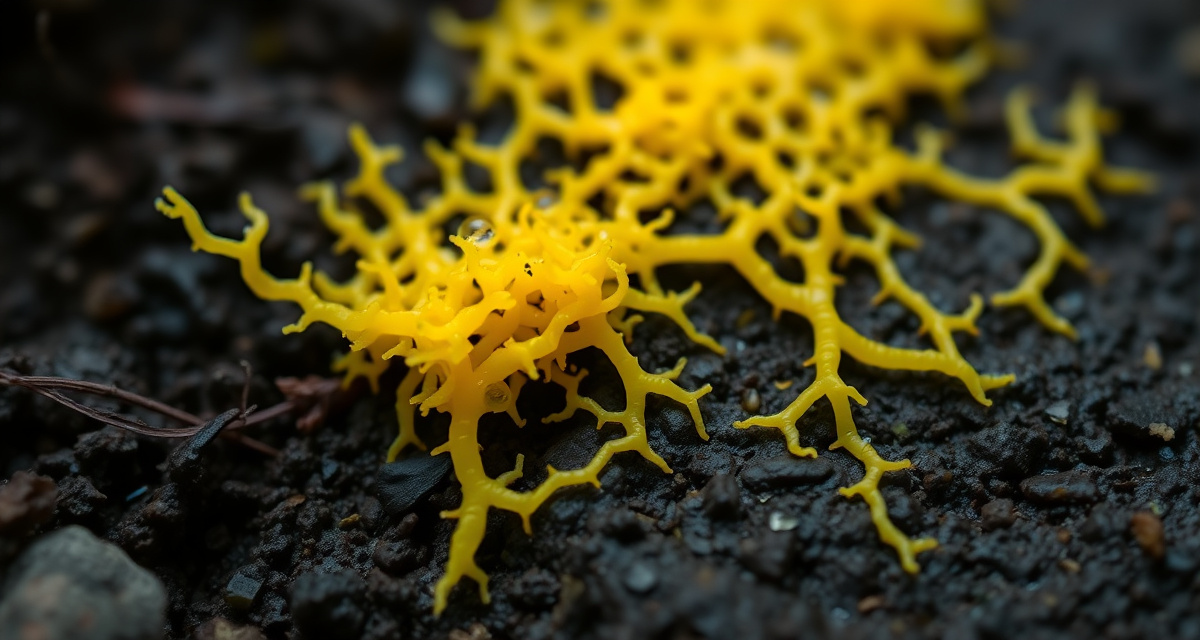 Slime Molds: The Brainless Organisms That Solve Mazes